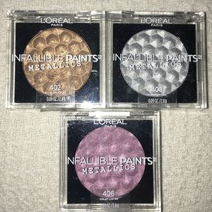 L’Oréal infallible Metallica eyeshadows